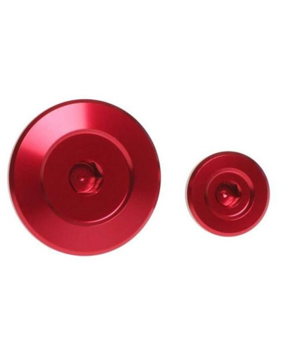 Accessoires Filtres Moto RFX Jeu de bouchons de distribution de moteur RFX Pro (Rouge) - Suzuki RMZ250/450