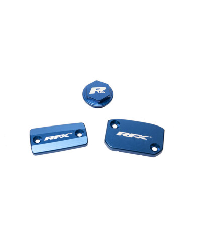 Bouchon Réservoir Moto RFX Jeu de bouchons de réservoir RFX Pro (Bleu) (Frein Brembo et embrayage Magura)