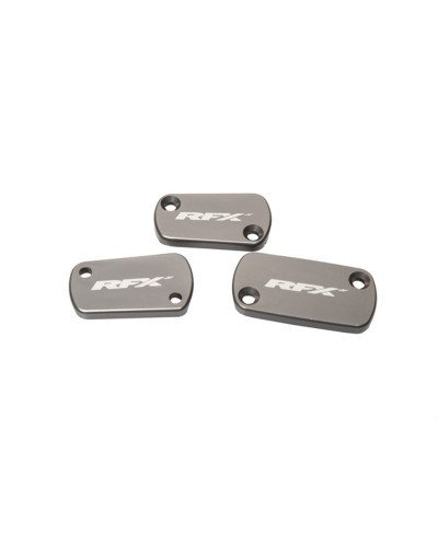 Bouchon Réservoir Moto RFX Jeu de bouchons de réservoir RFX Pro (Gris minéral) - Kawasaki KXF450 Bouchon Réservoir Moto RFX Jeu de bouchons de réservoir RFX Pro (Gris minéral) - Kawasaki KXF450