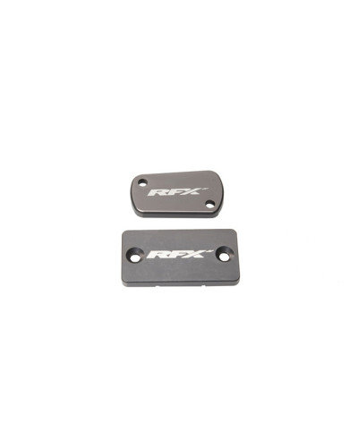 Bouchon Réservoir Moto RFX Jeu de bouchons de réservoir RFX Pro (Gris minéral)