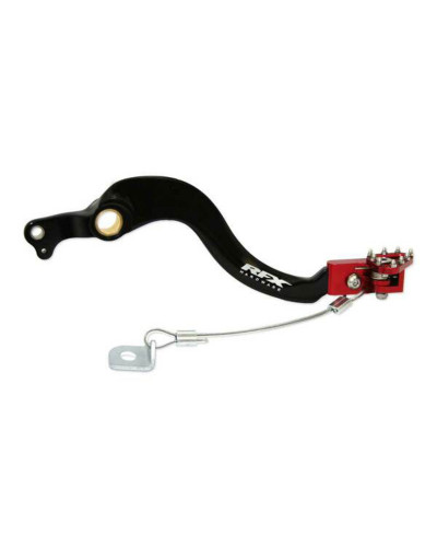 Accessoires Freinage Moto RFX Pédale de frein arrière RFX Pro FT (Noir/Rouge) - Honda CRF450L