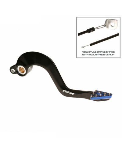 Accessoires Freinage Moto RFX Pédale de frein arrière RFX Pro ST (Anodisé dur noir/bleu) - Yamaha YZ125/250 Accessoires Freinage Moto RFX Pédale de frein arrière RFX Pro ST (Anodisé dur noir/bleu) - Yamaha YZ125/250