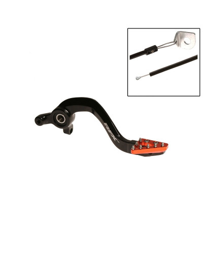 RFX Pédale de frein RFX Pro Series - embout fixe - noir/orange RFX Pédale de frein RFX Pro Series - embout fixe - noir/orange