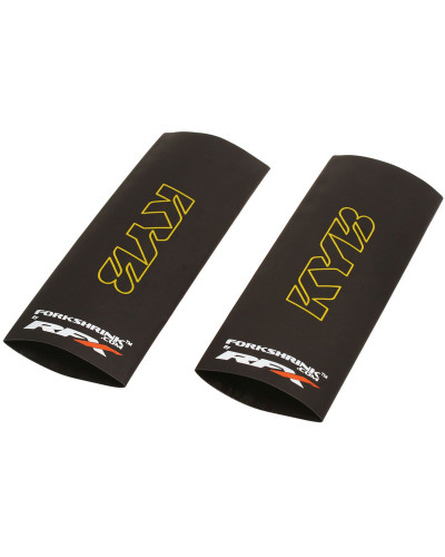 Stickers Déco Moto RFX Protection de fourche supérieure RFX Race Series Forkshrink logo KYB - jaune Stickers Déco Moto RFX Protection de fourche supérieure RFX Race Series Forkshrink logo KYB - jaune