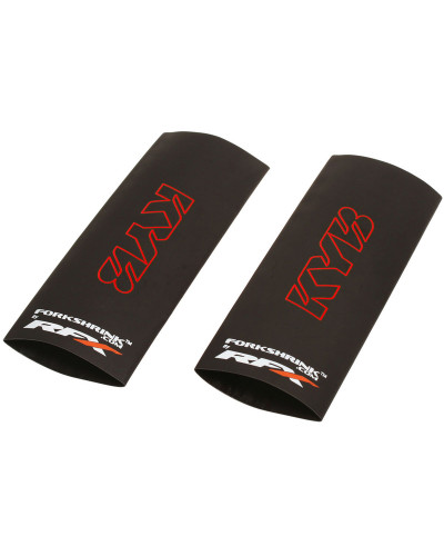 Stickers Déco Moto RFX Protection de fourche supérieure RFX Race Series Forkshrink logo KYB - rouge Stickers Déco Moto RFX Protection de fourche supérieure RFX Race Series Forkshrink logo KYB - rouge