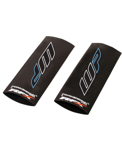 Stickers Déco Moto RFX Protection de fourche supérieure RFX Race Series Forkshrink logo WP - blanc/bleu