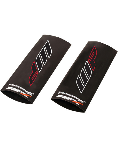 Stickers Déco Moto RFX Protection de fourche supérieure RFX Race Series Forkshrink logo WP - blanc/rouge
