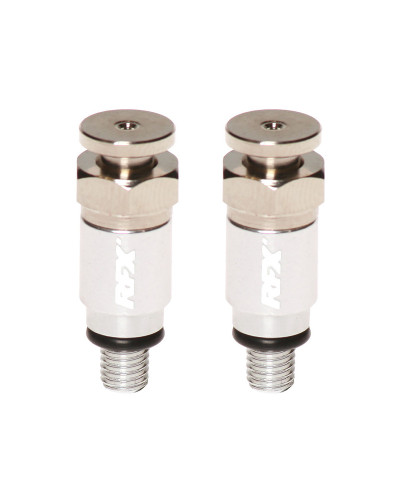 Valve Décharge Pression Moto RFX Purgeurs de fourche RFX Pro M5x0,8 (Argent) Kayaba/Showa