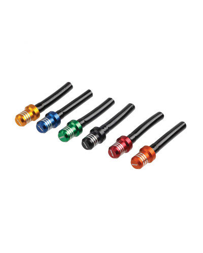 Bouchon Réservoir Moto RFX Valve de réservoir RFX Race - Tuyau court avec bouchon à 1 voie (Orange)