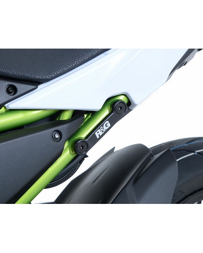 Repose Pieds Moto R&G RACING Cache orifice reposes-pieds R&G RACING noir Kawasaki Z650