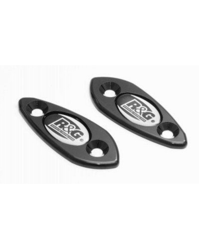 Pièces Détachées Rétroviseur Moto RG RACING Caches orifice rétroviseur R&G RACING noir Kawasaki ZX6R/RR