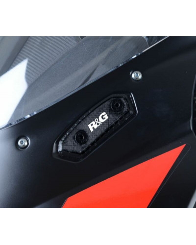 Pièces Détachées Rétroviseur Moto RG RACING Caches-orifice rétroviseur R&G RACING noir Suzuki GSX-250R