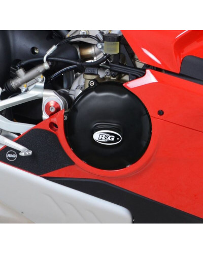 Protection Carter Moto RG RACING Couvre-carter d'embrayage R&G RACING noir Ducati Panigale V4/V4S