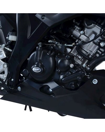 Protection Carter Moto RG RACING Couvre-carter droit (embrayage) R&G RACING noir Suzuki GSX-R125