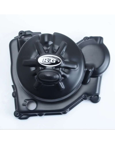 Protection Carter Moto RG RACING Couvre-carter droit R&G RACING noir Aprilia RSV4