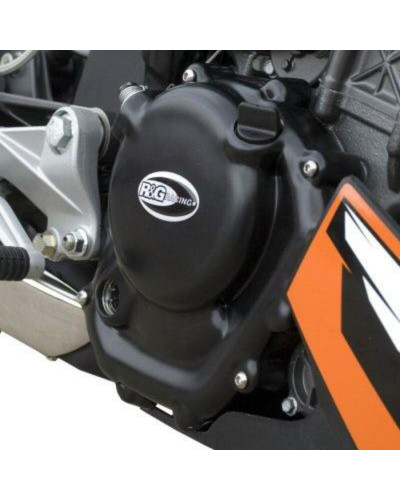 Protection Carter Moto RG RACING Couvre-carter droit R&G RACING noir KTM Duke/RC 125/200