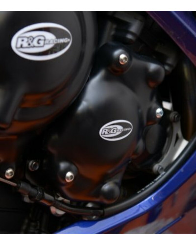 Protection Carter Moto RG RACING Couvre-carter droit R&G RACING noir Triumph Daytona 675