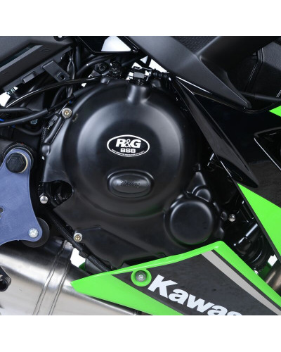 Protection Carter Moto RG RACING Couvre-carter droit R&G RACING Race Series noir Kawasaki