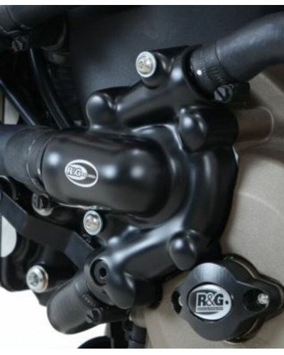 Protection Carter Moto R&G RACING Couvre-carter gauche (pompe à eau) R&G RACING noir Ducati X Diavel
