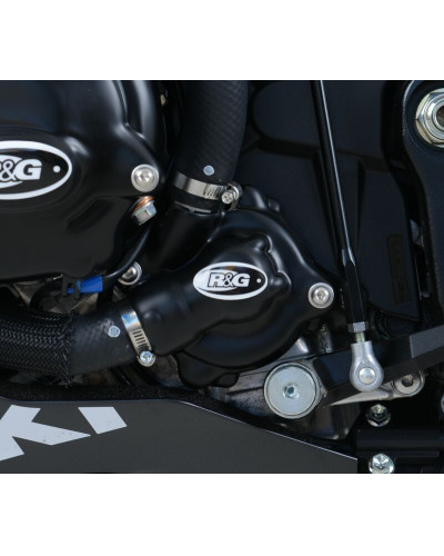 Protection Carter Moto RG RACING Couvre-carter gauche (pompe à eau) R&G RACING noir GSX-R 1000