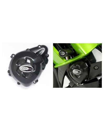 Protection Carter Moto RG RACING Couvre-carter gauche R&G RACING noir Kawasaki Z1000/SX