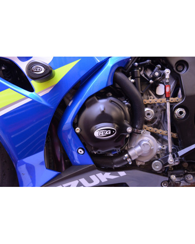 Protection Carter Moto RG RACING Couvre-carter gauche R&G RACING noir Suzuki GSX-R1000
