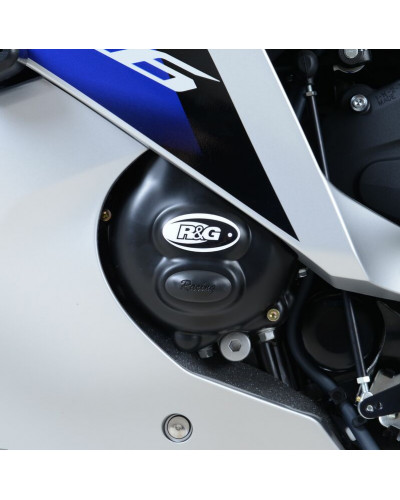 Protection Carter Moto RG RACING Couvre-carter gauche R&G RACING Race Series noir Yamaha YZF-R6