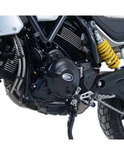 Protection Carter Moto R&G RACING Couvre carter R&G RACING droit (embrayage mécanique) noir Ducati Scrambler 1100