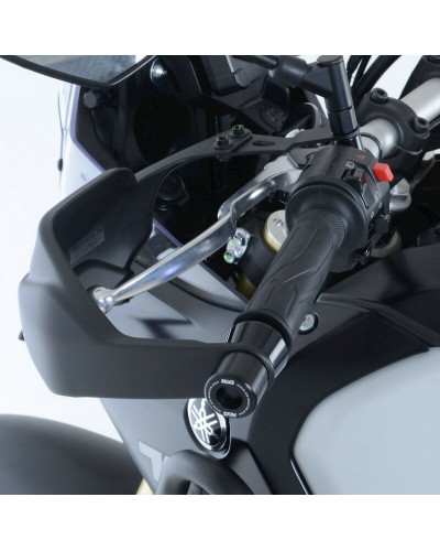 Embouts Guidon Moto R&G RACING Embouts de guidon avec protège-mains origine R&G RACING noir Yamaha Tenere 700
