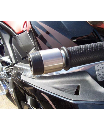 Embouts Guidon Moto RG RACING Embouts de guidon R&G RACING noir Aprilia RS125