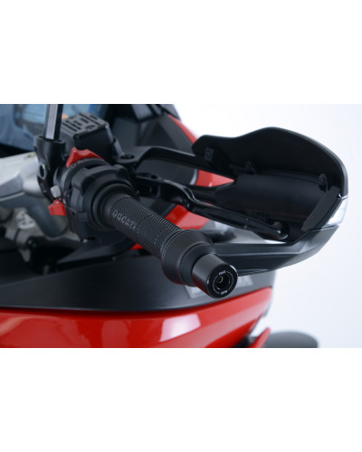 Embouts Guidon Moto RG RACING Embouts de guidon R&G RACING noir Ducati Multistrada 950