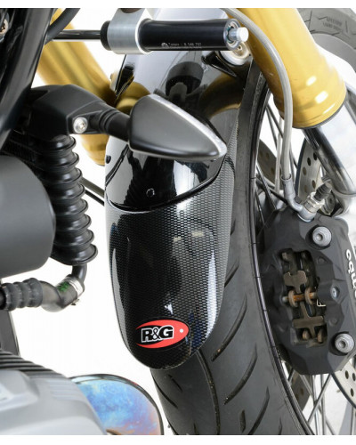 Garde Boue Moto R&G RACING Extension de garde-boue avant R&G RACING effet carbone Kawasaki Ninja H2