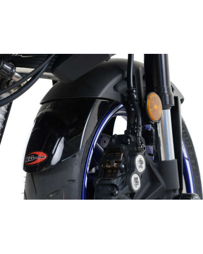 Garde Boue Moto RG RACING Extension de garde-boue avant R&G RACING noir Yamaha MT-10