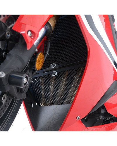 Protection Radiateur Moto R&G RACING Grille de collecteur R&G RACING noir Honda CBR650R