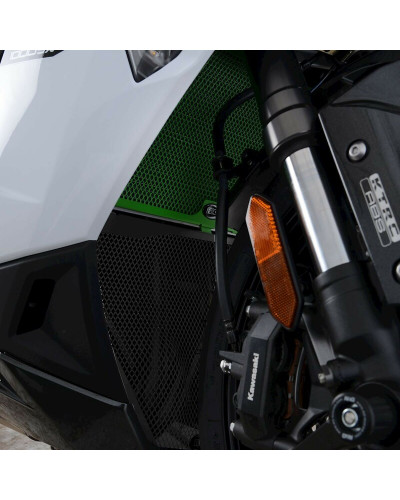 Protection Radiateur Moto R&G RACING Grille de collecteur R&G RACING noir Kawasaki Ninja 1000 SX