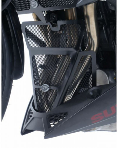 Protection Radiateur Moto RG RACING Grille de collecteur R&G RACING noir Suzuki GSX-S750