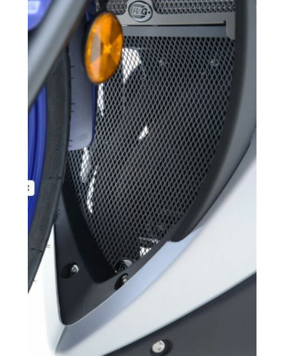 Protection Radiateur Moto RG RACING Grille de collecteur R&G RACING noir Yamaha YZF-R3
