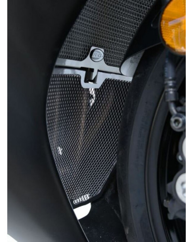 Protection Radiateur Moto RG RACING Grille de collecteur R&G RACING noir Yamaha YZF-R6