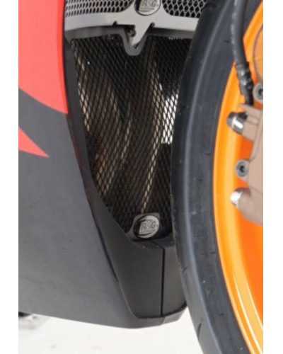 Protection Radiateur Moto RG RACING Grille de collecteur R&G RACING noire Honda CBR600RR