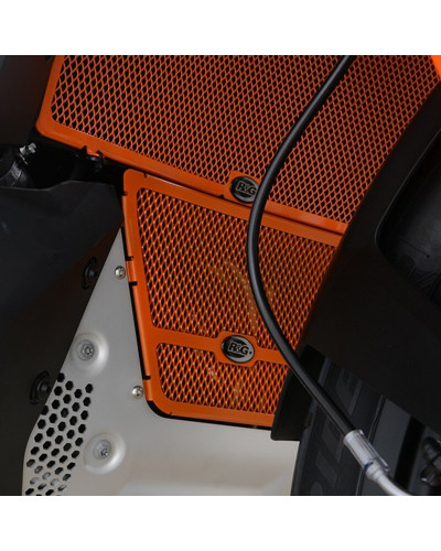 Protection Radiateur Moto R&G RACING Grille de collecteur R&G RACING orange KTM 790 Adventure