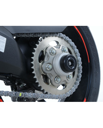 Pions Bras Oscillant Moto RG RACING Insert axe de roue arrière R&G RACING argent Ducati 937 Supersport/S