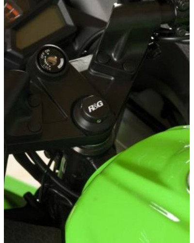 Axe de Roue Moto RG RACING Insert ecrou de direction R&G RACING noir Kawasaki Ninja 300