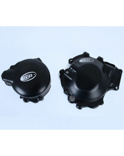 Protection Carter Moto R&G RACING Kit de couvre-carter R&G RACING noir Kawasaki Versys-X 300