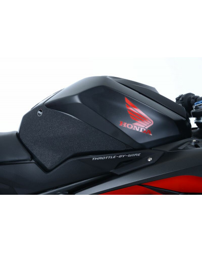 Stickers Réservoir Moto RG RACING Kit grip de réservoir R&G RACING 2 pièces noir Honda CBR250RR