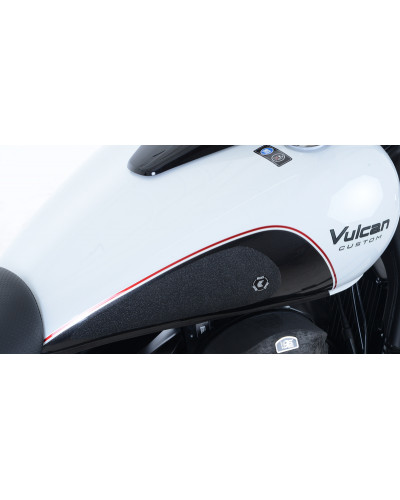 Stickers Réservoir Moto RG RACING Kit grip de réservoir R&G Racing 2 pièces noir Kawasaki VN900 Classic LT