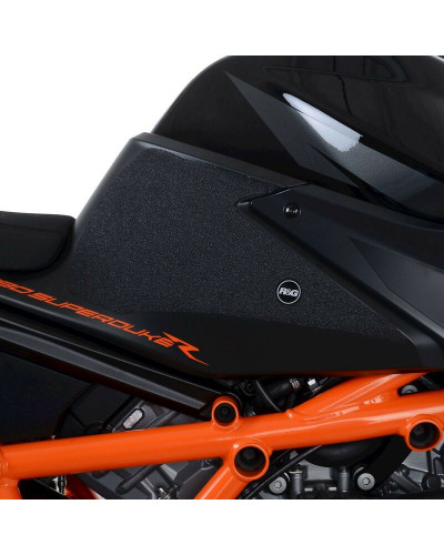 Stickers Réservoir Moto R&G RACING Kit grip de réservoir R&G RACING 2 pièces noir KTM 1290 Superduke R