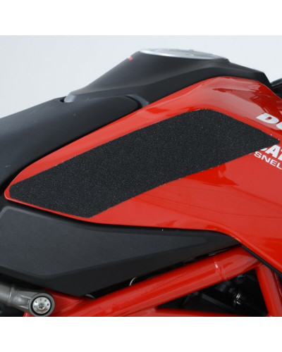 R&G RACING           Kit grip de réservoir R&G RACING 2 pièces translucide Ducati Hypermotard 950 
