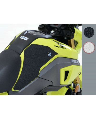 Stickers Réservoir Moto RG RACING Kit grip de réservoir R&G RACING 2 pièces translucide Honda MSX125