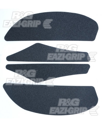 Stickers Réservoir Moto RG RACING Kit grip de réservoir R&G RACING 4 pièces noir Aprilia RSV-4