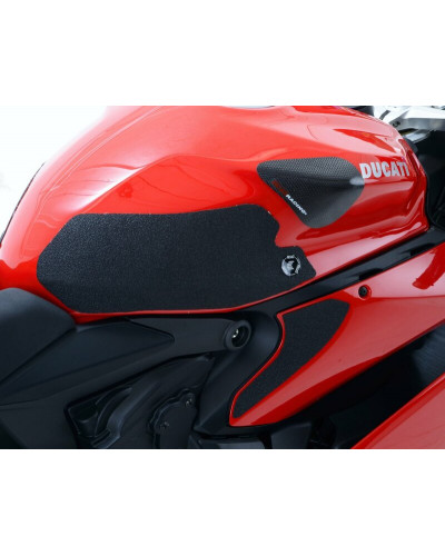 Stickers Réservoir Moto RG RACING Kit grip de réservoir R&G RACING 4 pièces noir Ducati Panigale